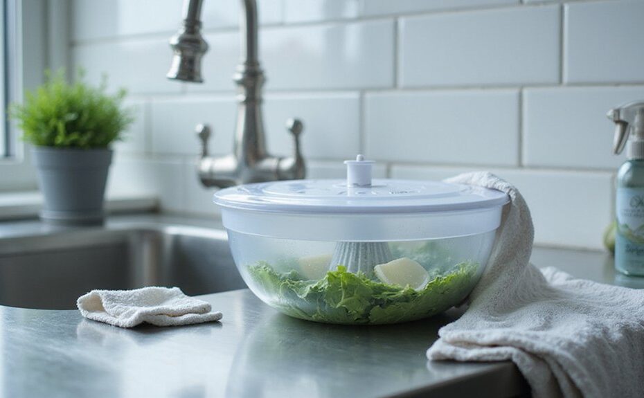 clean oxo salad spinner