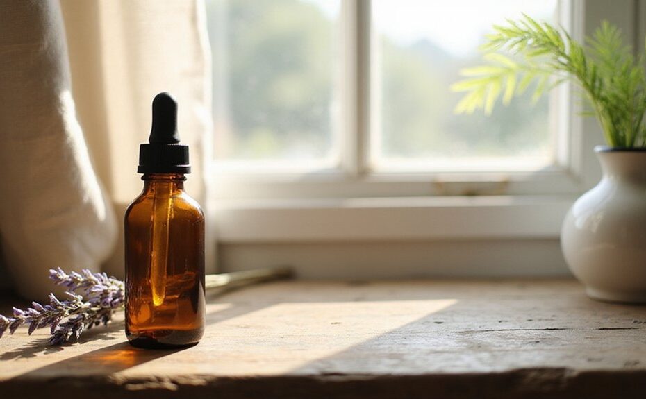 leak proof amber dropper bottles