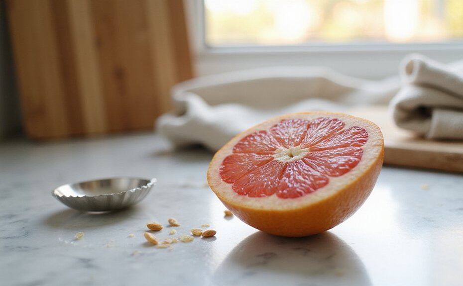 manual grapefruit juicing method