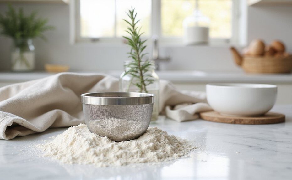 proper food straining technique