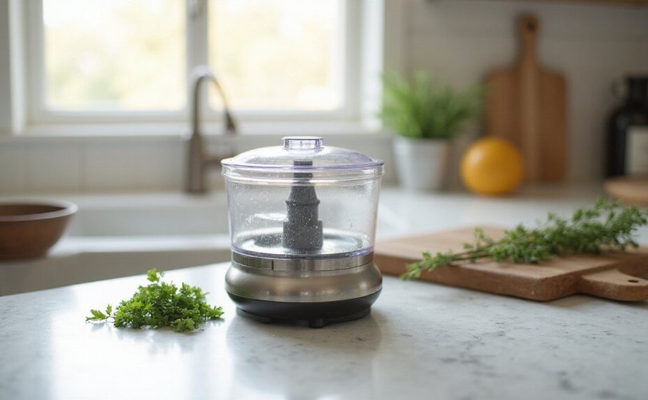 using mini food processor