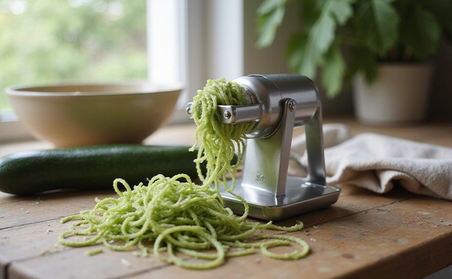 variety of spiralized vegetables